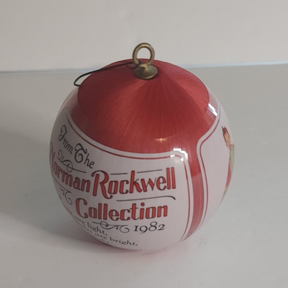 Vintage 1982 Norman Rockwell Ornament in original box - Picture 6 of 11